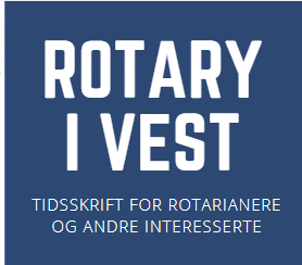 Rotary i Vest nr 1 for juli-august