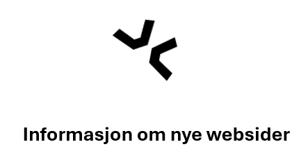 Informasjon om nye websider