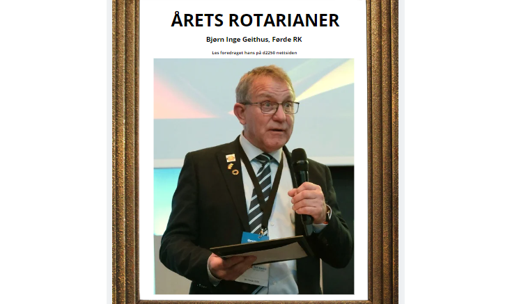 Årets Rotarianer - Bjørn Inge Geithus